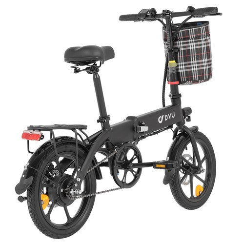 DYU A1F Pro Faltbares Elektrofahrrad, 250-W-Motor, 36 V 7,5 Ah