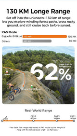 ENGWE Pro 3.0 Boost Elektrofahrrad, 250-W-Motor, 48 V 15 Ah