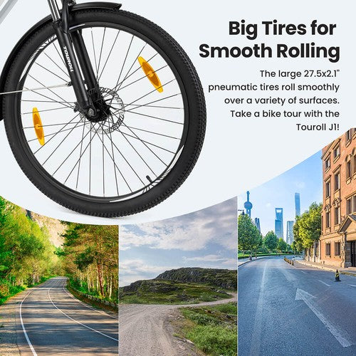 Touroll J1 27,5 Zoll Elektrofahrrad mit 250W Motor